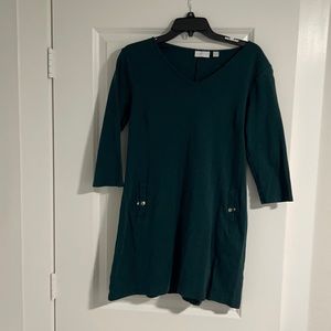 New York & Co 3/4 Sleeve T-shirt Dress Size Medium